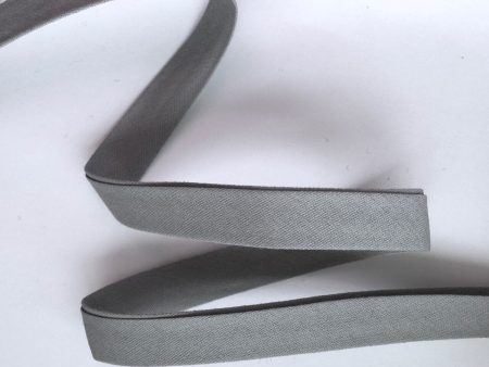 1 2  Smoke Grey Double Fold Bias Tape Fashion