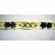 Sheer Satin Edge Ribbon Trim Yellow Dark Blue 1  For Discount