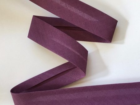 7 8  Plum Single Fold Bias Tape 50 YDS Fashion