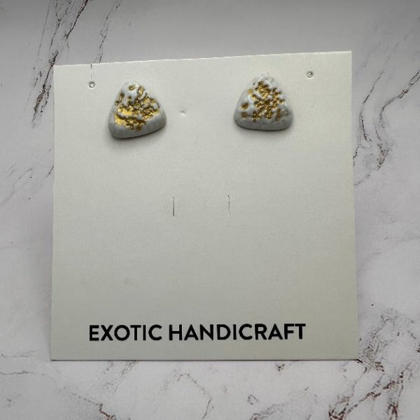 Asteroid - Hand Painted Ceramic Earrings Online