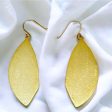 Love Leaves 18K Gold Plated Dangle Earrings Online Hot Sale