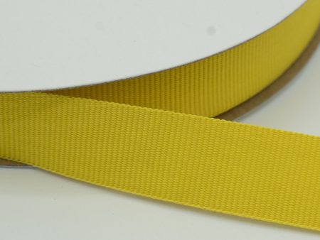 NEW!  5 8  Yellow Grosgrain Ribbon (Made in the USA) Online now