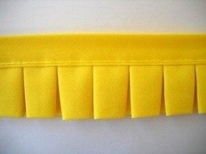 1 3 8 InchCanary Yellow Box Pleat Quilt Binding 15 YD Online Hot Sale