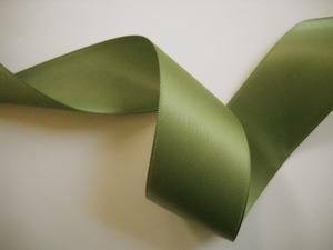 Willow Green Double Face Satin Ribbon 1.5  By The Yard For Sale