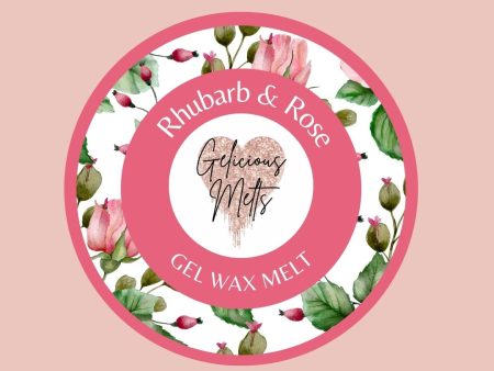 Rhubarb & Rose Gel Wax Melt Online Sale