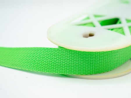 1  Neon Green Belting  10 Yards For Discount