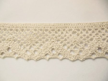 1.5  Natural Spider Cluny Lace Cotton 24 YD Online now