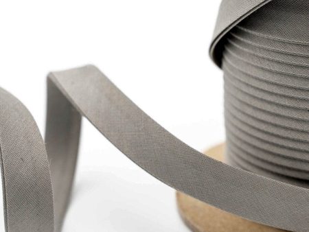 1 2  Grey Double Fold Bias Tape Online Hot Sale