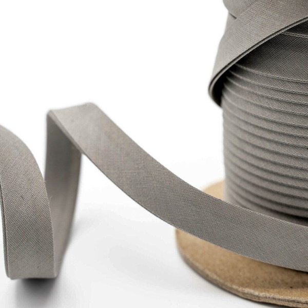 1 2  Grey Double Fold Bias Tape Online Hot Sale