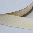 NEW!  5 8  Cream Grosgrain Ribbon (Made in the USA) For Sale