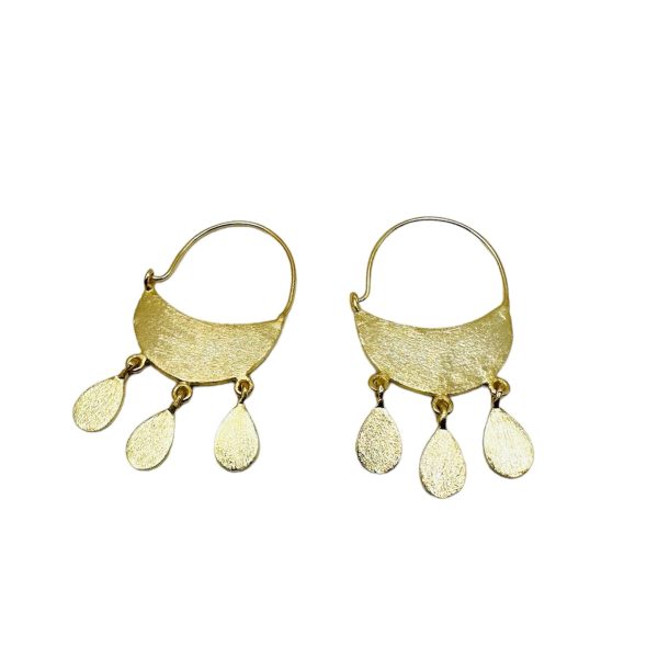 Dancing Droplets 18K Gold Plated Earrings Supply