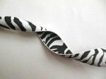 Zebra Stripe Woven Ribbon Trim 1  BTY For Sale