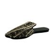 Sparkling Black Mule Flat Shoes For Cheap