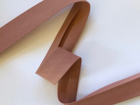 7 8  Dusty Rose Single Fold Bias Tape 50 YDS For Sale