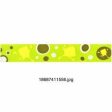 SpongeBob Bubbles Twill Tape Lime and Yellow By the Yard 1  Online Sale