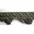 Washable Rayon Scalloped Fringe Sage Green 1.5  Supply