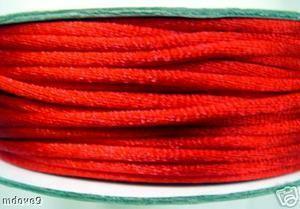 Narrow Satin Cording Red 24 Yds Wrights Supply