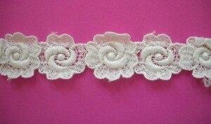 White Daisy Venice Lace Trim 1  By The Yard Rayon Cheap