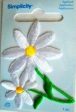 White Flower Cluster Applique Wrights For Cheap