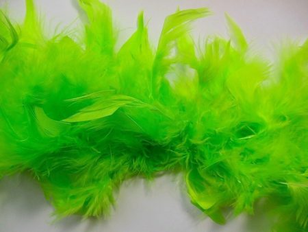 Neon Green Feather Decor Boa 6 FT Sale