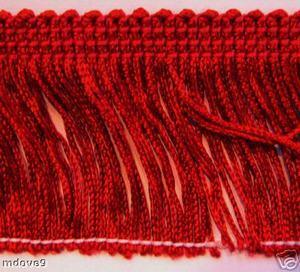 9 Yds Cayenne Red Cut Fringe 536 Wrights 2  Online Hot Sale