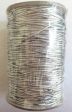 Elastic Metallic Silver Cord Trim 1 16 Inch 109 Yds For Cheap