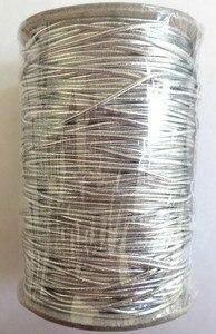 Elastic Metallic Silver Cord Trim 1 16 Inch 109 Yds For Cheap