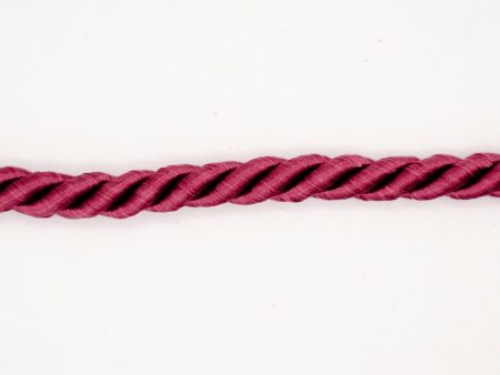 NEW COLOR!  3 8  BurgundyTwisted Cord 12 YD For Sale