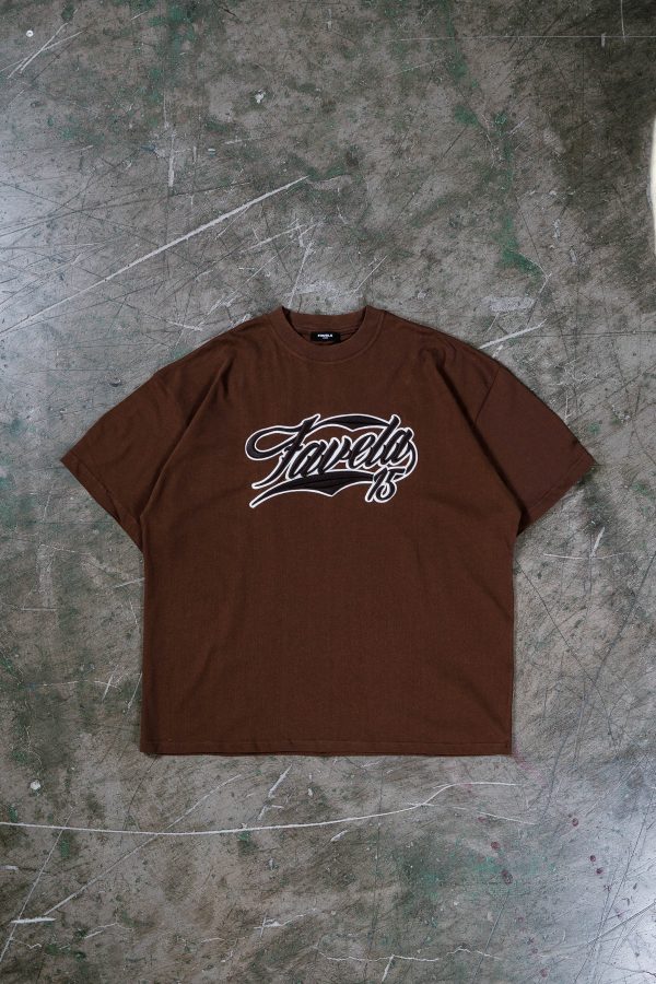 NEW 3D COLLEGE COFFEE BROWN T-SHIRT Online Hot Sale