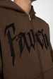 BOLT FLEECE COFFEE BROWN ZIP HOODIE Online