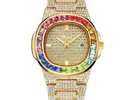 Orologio KATERIN ICE “Gold & Arcobaleno” Cheap