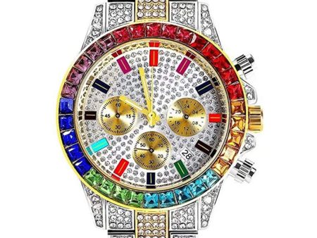 Orologio KATERIN RAINBOW “Silver & Gold” Cheap