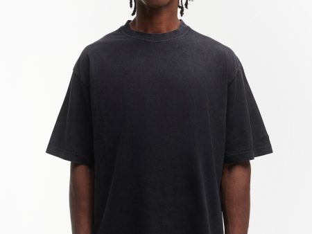 BLACK WASHED T-SHIRT Cheap