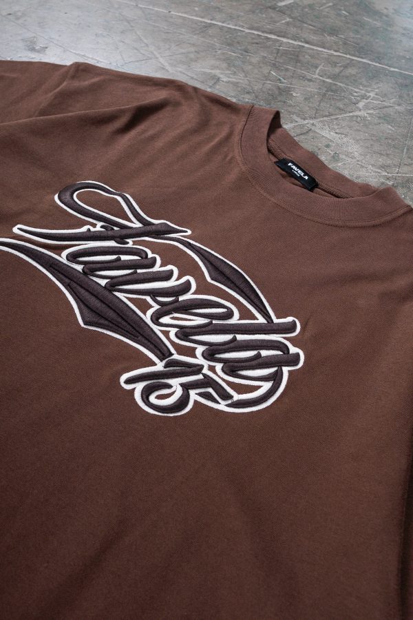 NEW 3D COLLEGE COFFEE BROWN T-SHIRT Online Hot Sale