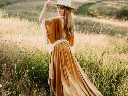 Vibe Robe - Golden and Rust - For Purchase For Discount