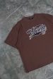 NEW 3D COLLEGE COFFEE BROWN T-SHIRT Online Hot Sale