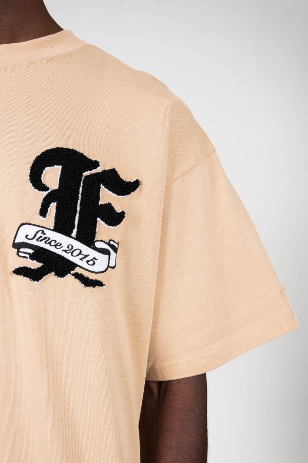 F FROTTEE BEIGE T-SHIRT For Sale