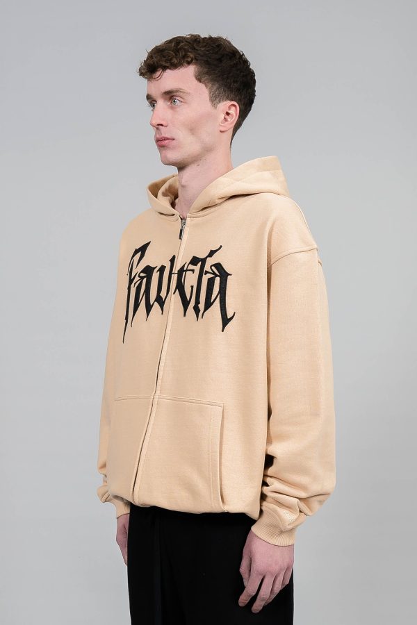 BOLT FLEECE BEIGE FRONTZIP For Discount