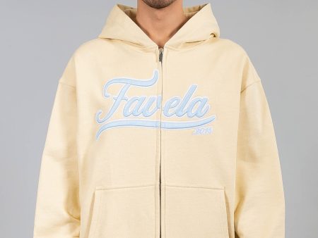 3D COLLEGE CREME FRONTZIP For Discount