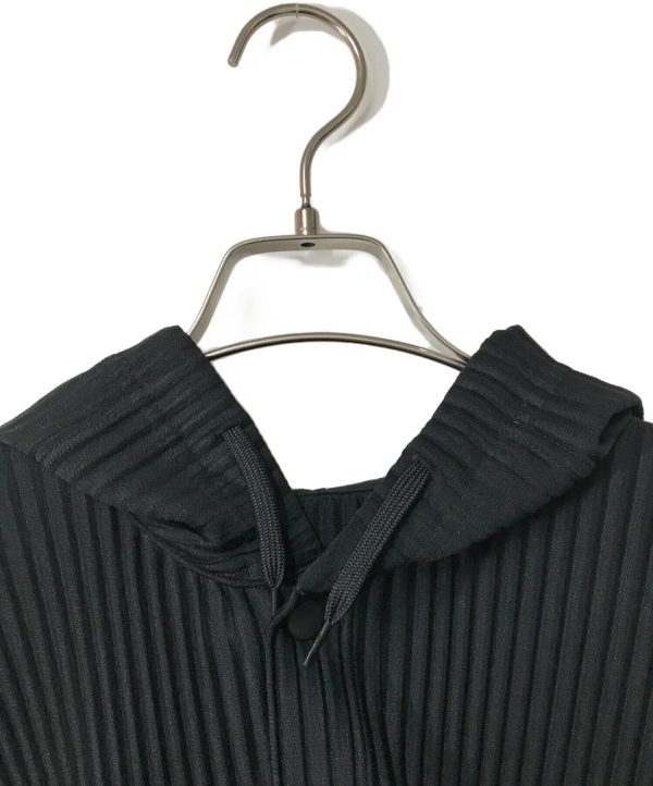 [Pre-owned] HOMME PLISSE ISSEY MIYAKE Pleated Hoodie   HP23JK121 HOMME PLISSE ISSEY MIYAKE   HOMME PLISSE ISSEY MIYAKE Snap Button HP23JK121 For Cheap