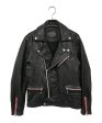 [Pre-owned] Hysteric Glamour Lamb Leather Double Riders Jacket 0203LB01 For Sale