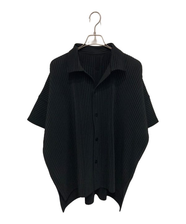 [Pre-owned] HOMME PLISSE ISSEY MIYAKE MONTHLY COLOR JULY SHIRT   Pleated open collar shirt HP43JJ102 Online Sale