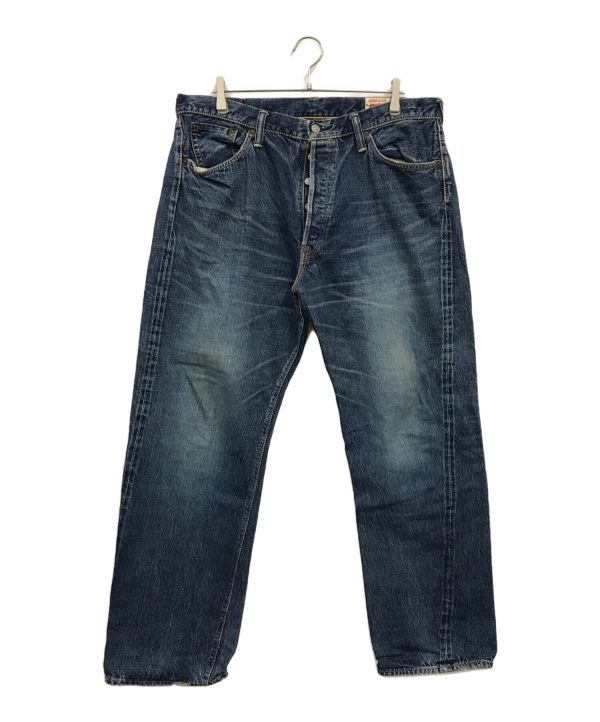 [Pre-owned] EVISU Seagull Painted Denim Pants Online Sale