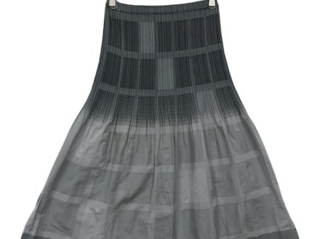 [Pre-owned] ISSEY MIYAKE Gradient Check Pleated Skirt IM11FG235 Online Sale