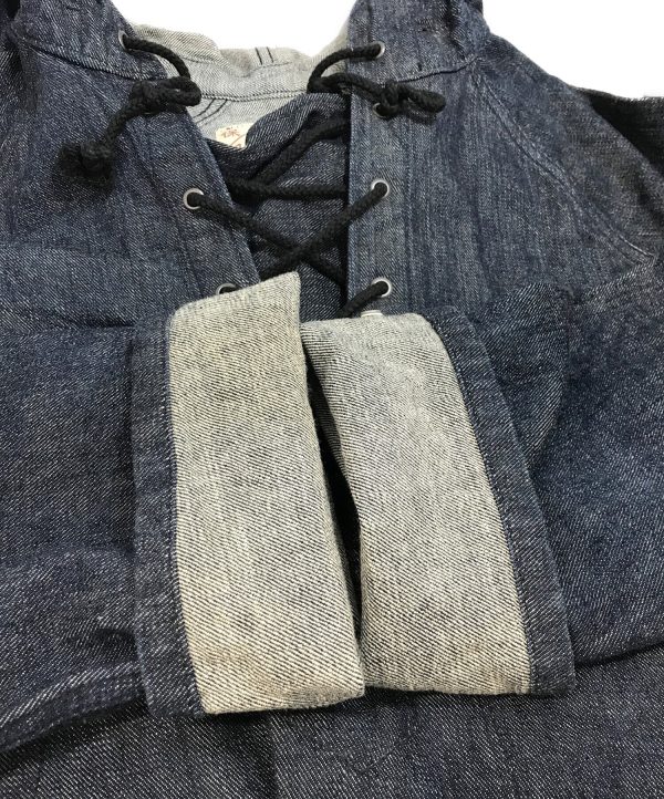 [Pre-owned] EVISU Pullover denim parka Online Hot Sale